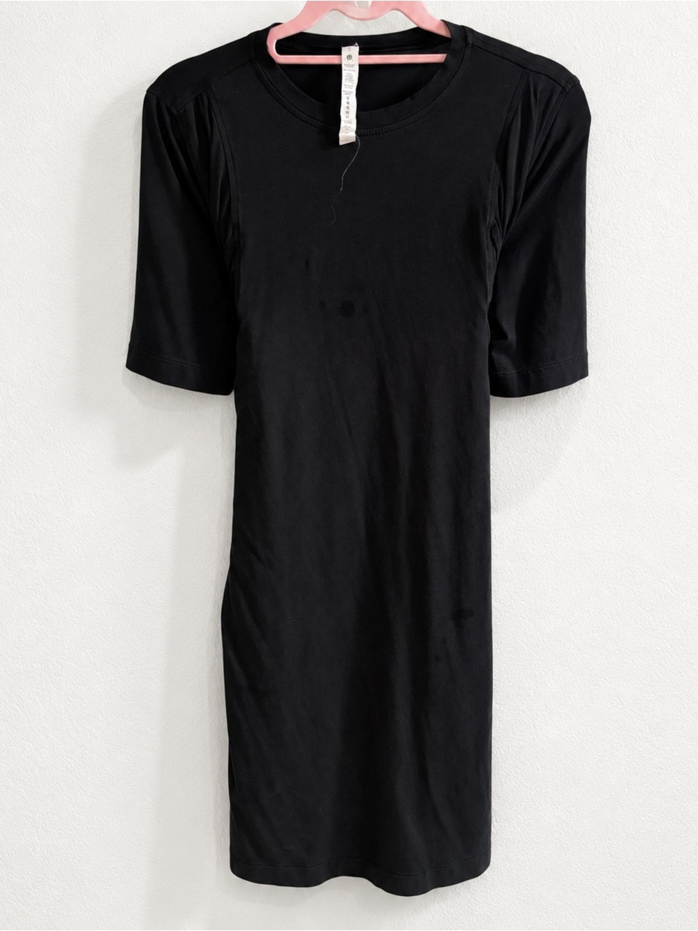 Lululemon Pima Cotton Wrap-Front
T-Shirt Dress - Black